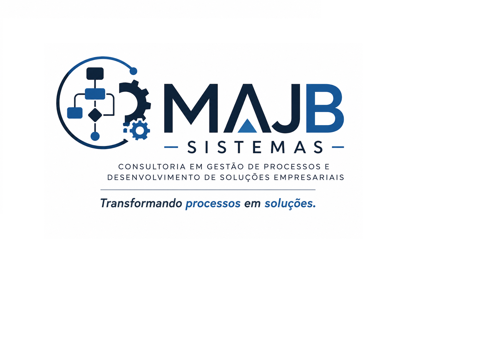 MAJB Sistemas — Consultoria em Gestão de Processos e Desenvolvimento de Soluções Empresariais. Transformando processos em soluções.
